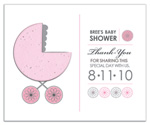 plantable paper baby shower favor