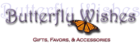 butterfly theme wedding favor accessories