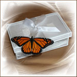 butterfly release organza clear box