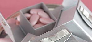 Wedding favors edible candie mint tin cookie favors