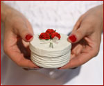 butterfly release box bride maid floral