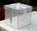 butterfly release organza clear box