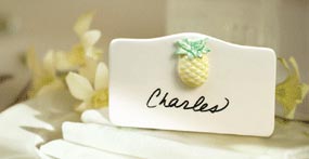 Place Card Holders and Table Decorations