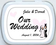 personalized mint tin candy wedding favors candy favors