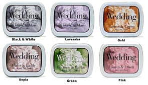personalized mint tin candy wedding favors candy favors
