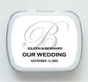 personalized mint tin candy wedding favors candy favors