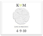 plantable paper favor flat card for baby shower, bridal shower, wedding, or special event.