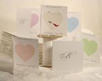 plantable paper favor folded card bridal shower