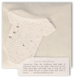 plantable paper baby shower favors